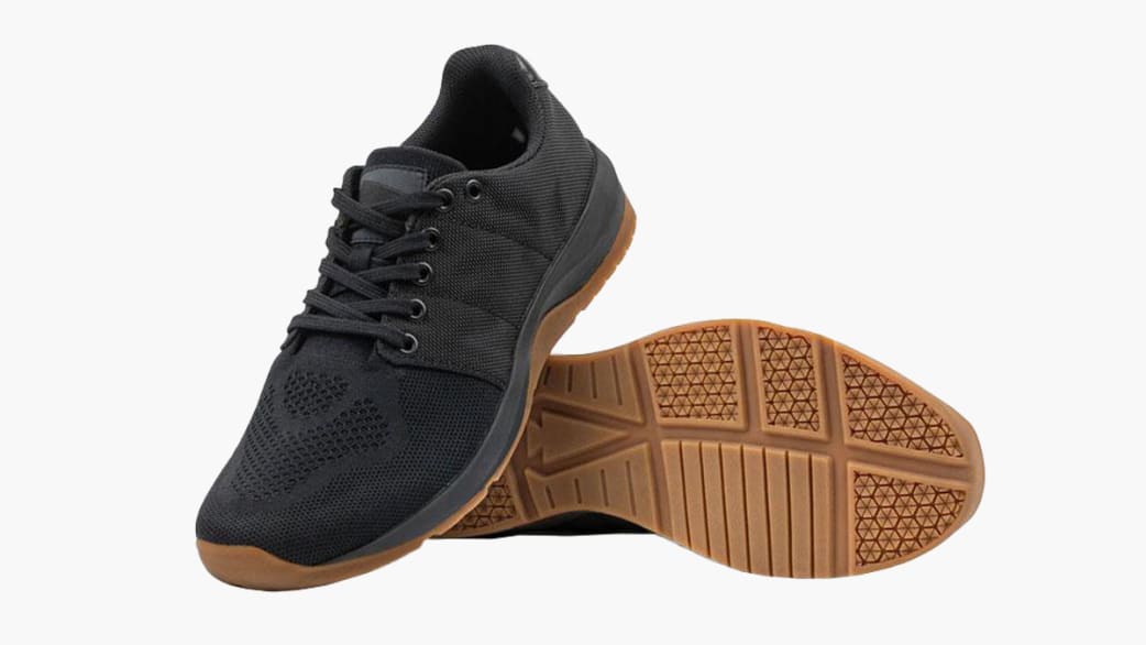 Black and hot sale gum trainers